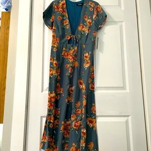 Lulus floral print maxi dress